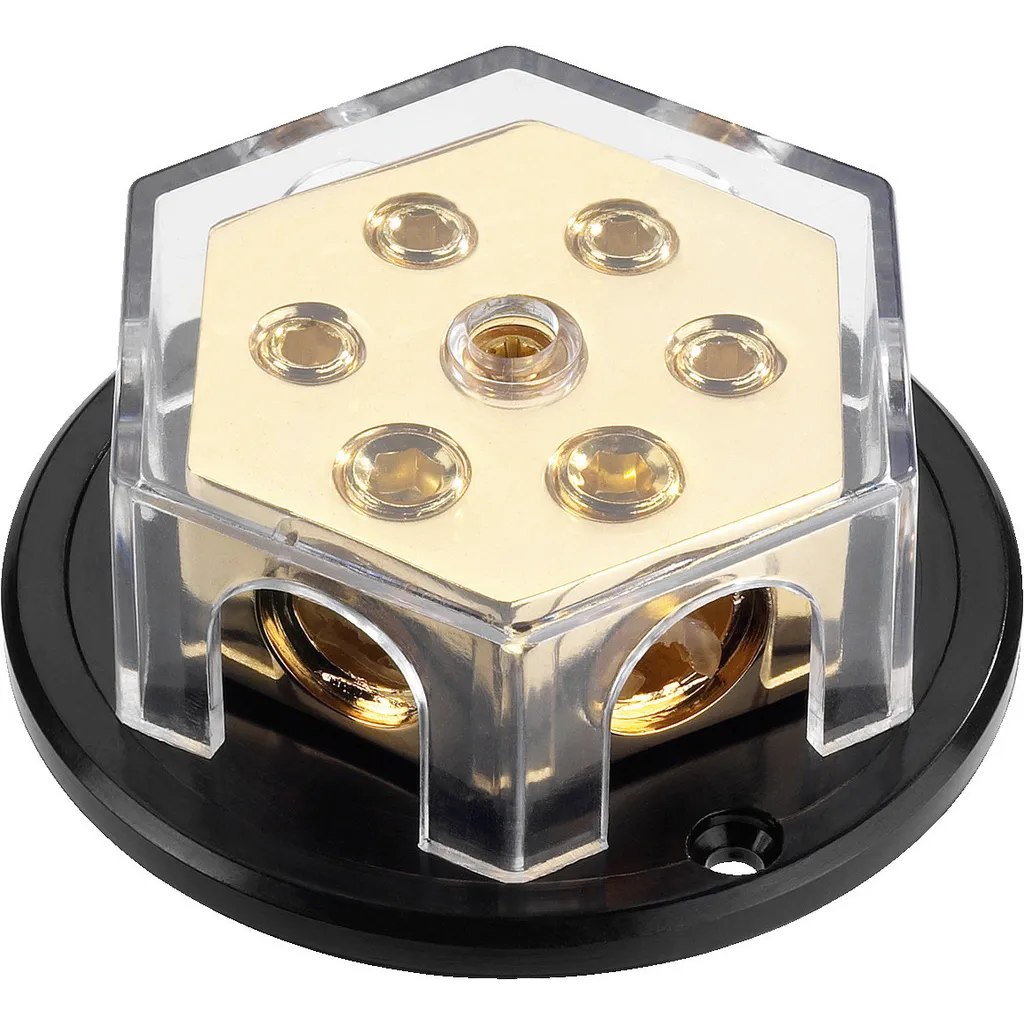 [29100] Fordelerblok, GULD, 2x100# - 4x60#