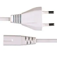 [29260] Euro Cable 1,5m. 8-tal stik, hvid