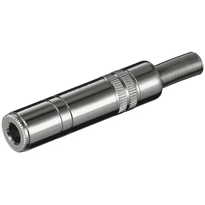 [29903] Jack 6,3 Mono Hun Metal/Spring Sølv