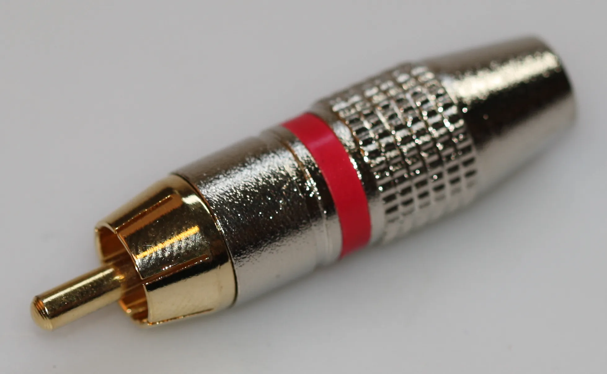 [29958] Phono han guld 6mm. rød