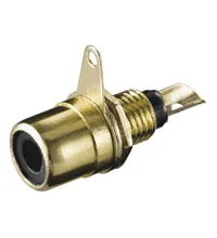[29980] Phono/RCA Chassis GULD, SORT