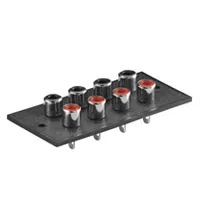 [29990] RCA/Phono terminal 8-pol 75x36mm.