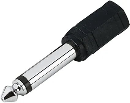 [29994] 6,3mm. Mono Han - 3,5mm. Mono Hun Adapter