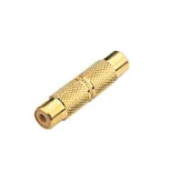 [30059] 1 x Phono(Rca) Hun - 1x phono(Rca) hun Metal Gold