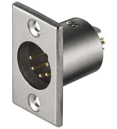 [30100] XLR 5-P Chassis Han 22x36mm.
