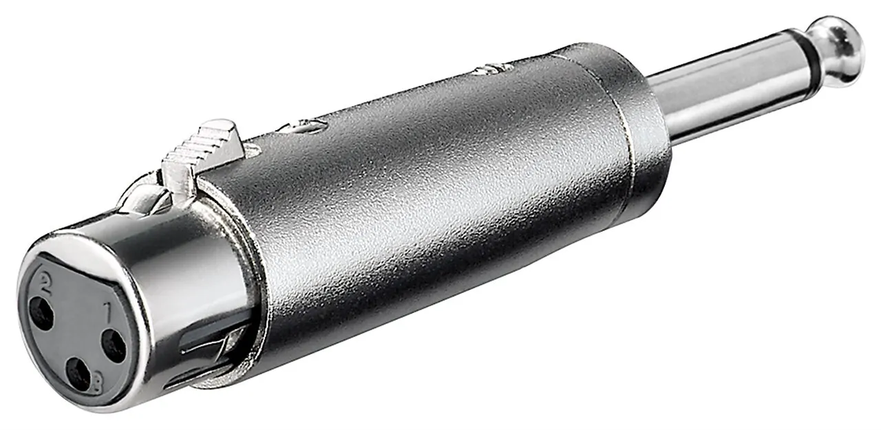 [30127] Adapter XLR HUN - 6,3 Jack Mono HAN