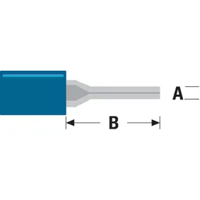 [30511] Terminal Pin Blue