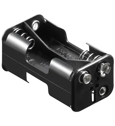 [30766] Batteriholder 4 X AA snaplås