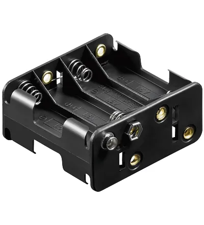 [30769] Batteriholder 8 X AA snaplås