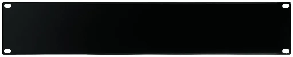 [30938] 19" Frontplade 2U Sort