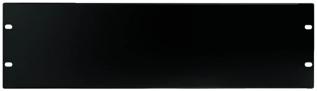[30939] 19" Frontplade 3U Sort