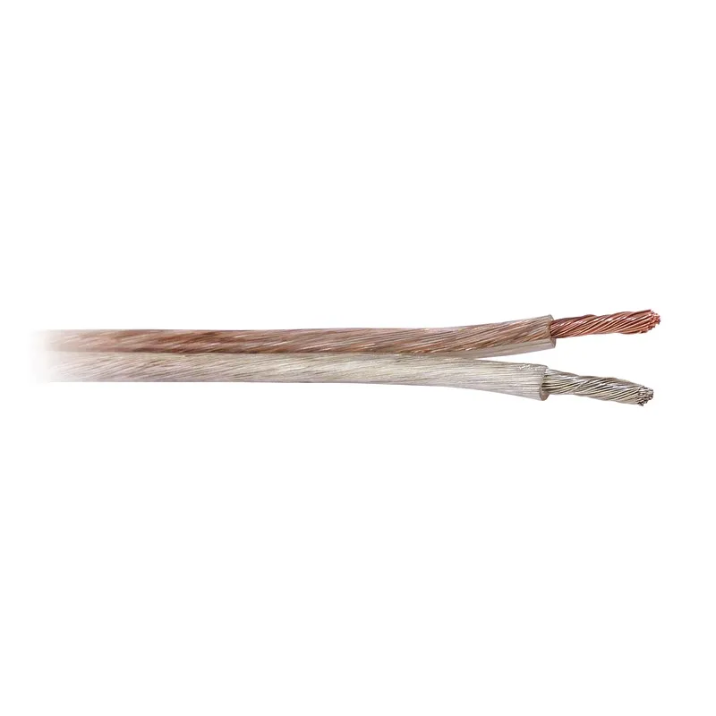 [31872] Højttalerkabel 2 x 1,0mm² transparent