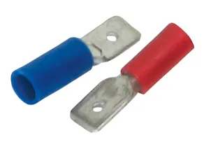 [31953] Spadestik han 6,3mm. 10xrød+10xblå uiso.