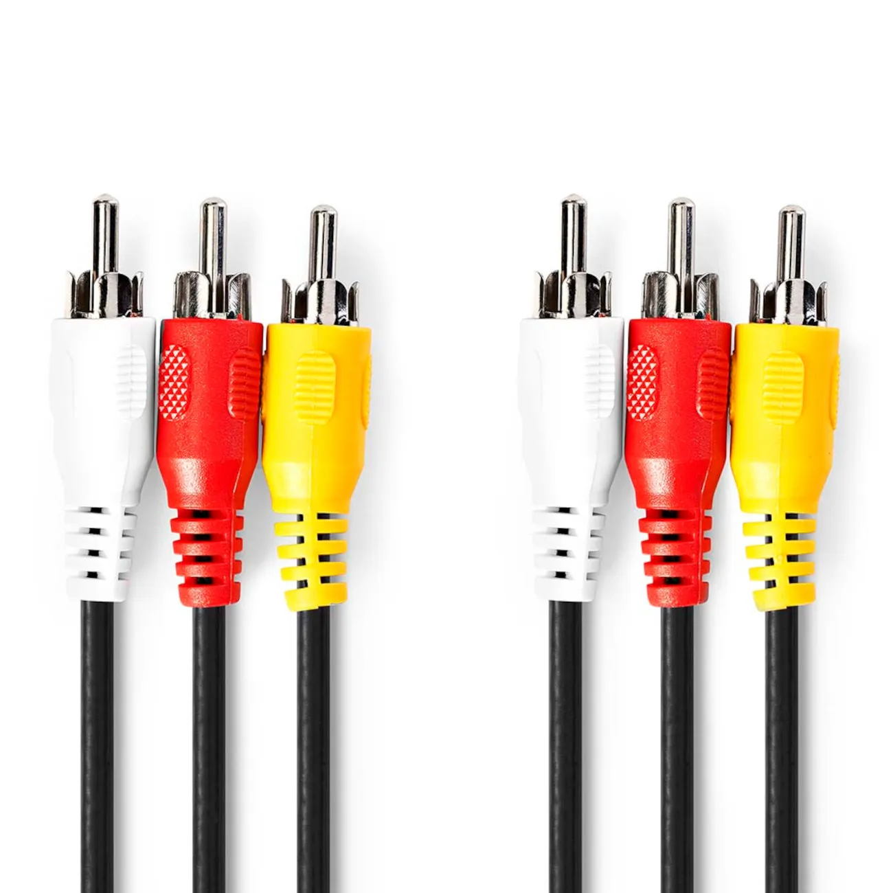 [48004] AV-kabel, 3x RCA han - 3x RCA han, 1,5 m