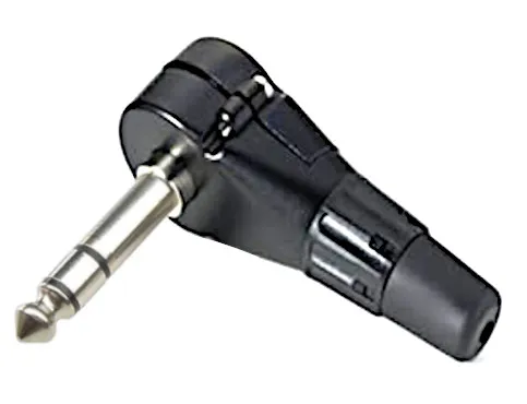 [49974] Neutrik 1/4" / 6,3mm, Jack, stereo, vinkel, han