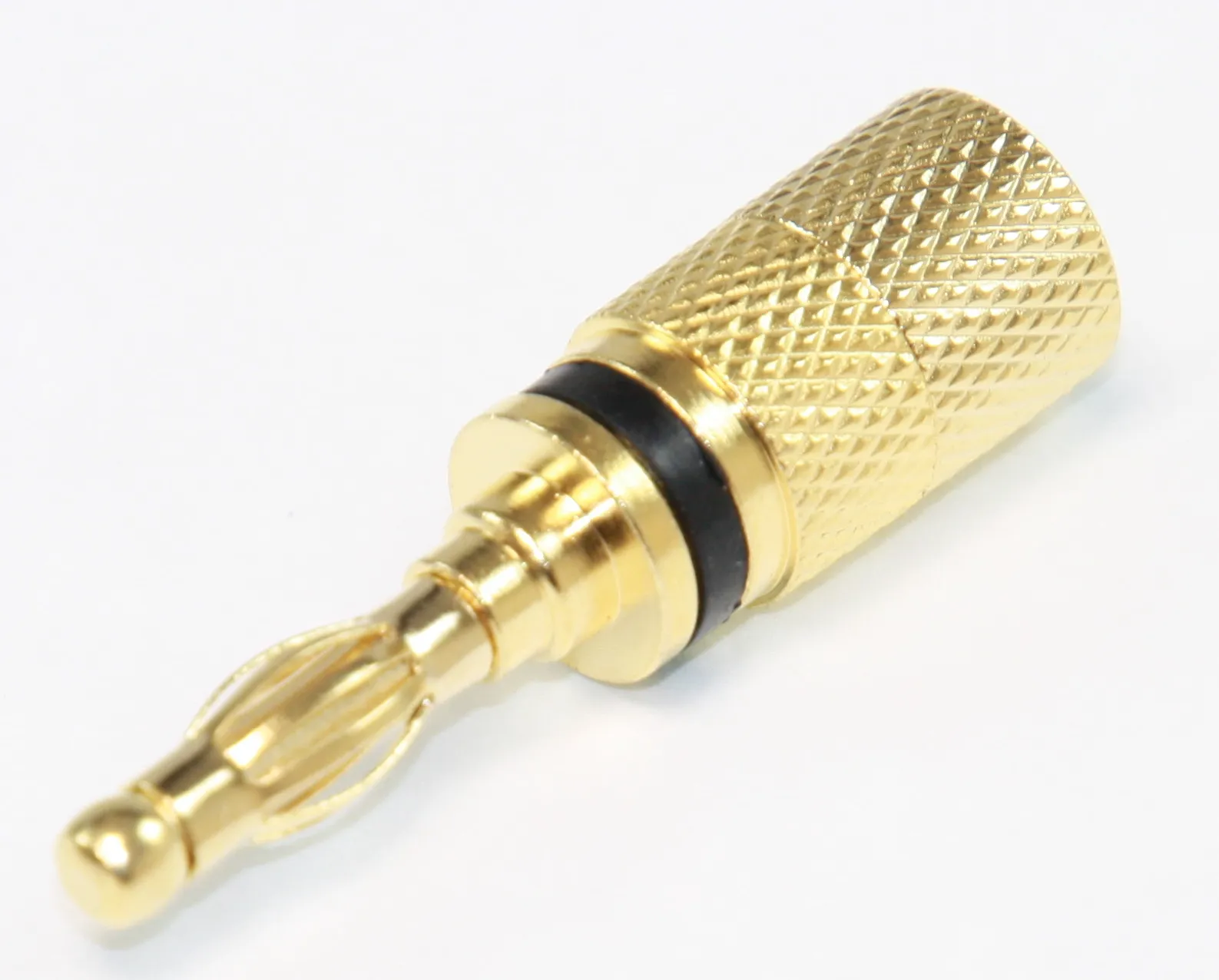 [77336] Bananstik, 4mm GULD, Sort