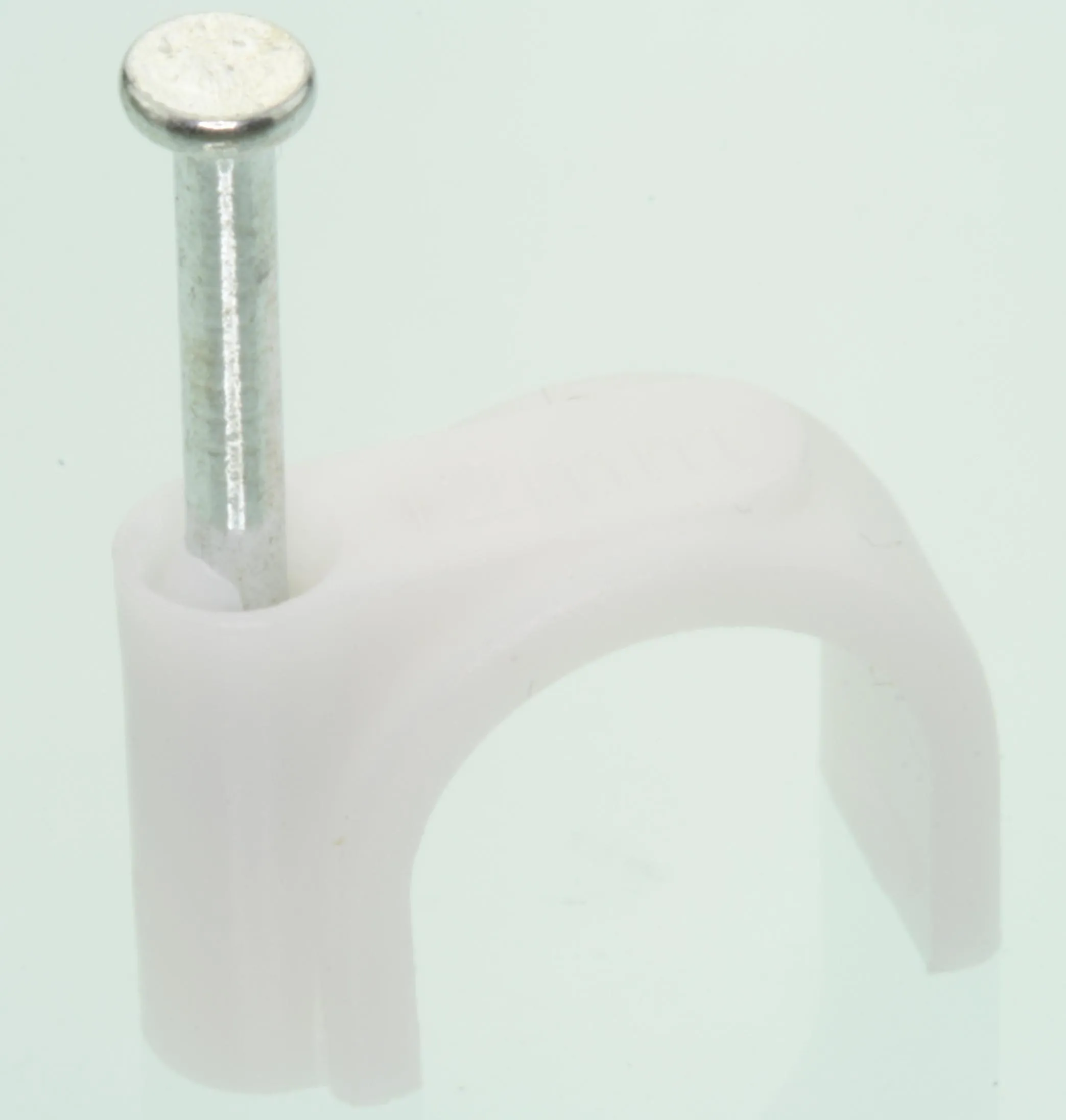 [77357] Kabelsøm, rund, Ø=12mm., hvid, 100 stk.