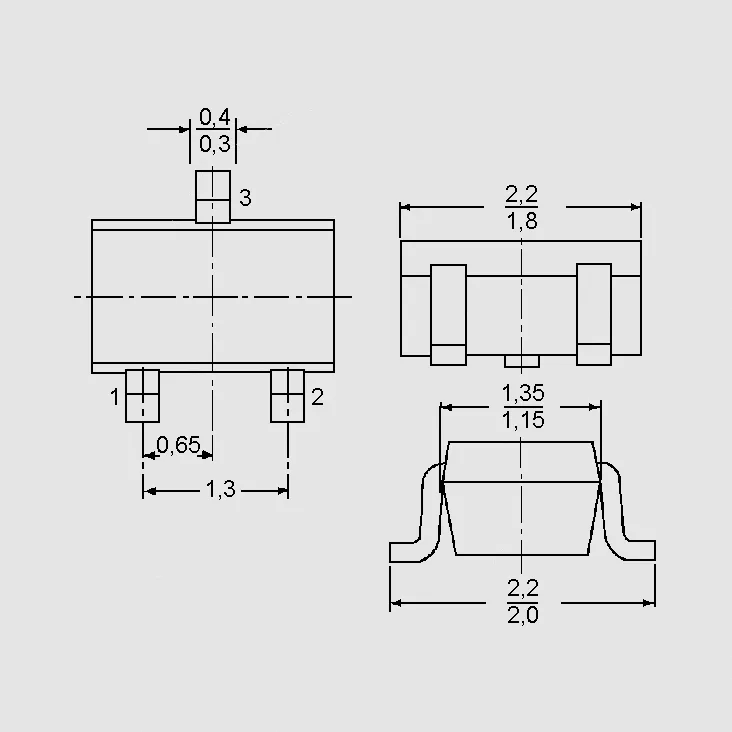 [77554] PNP Dig. 50V 0,07A 0,25W SOT323