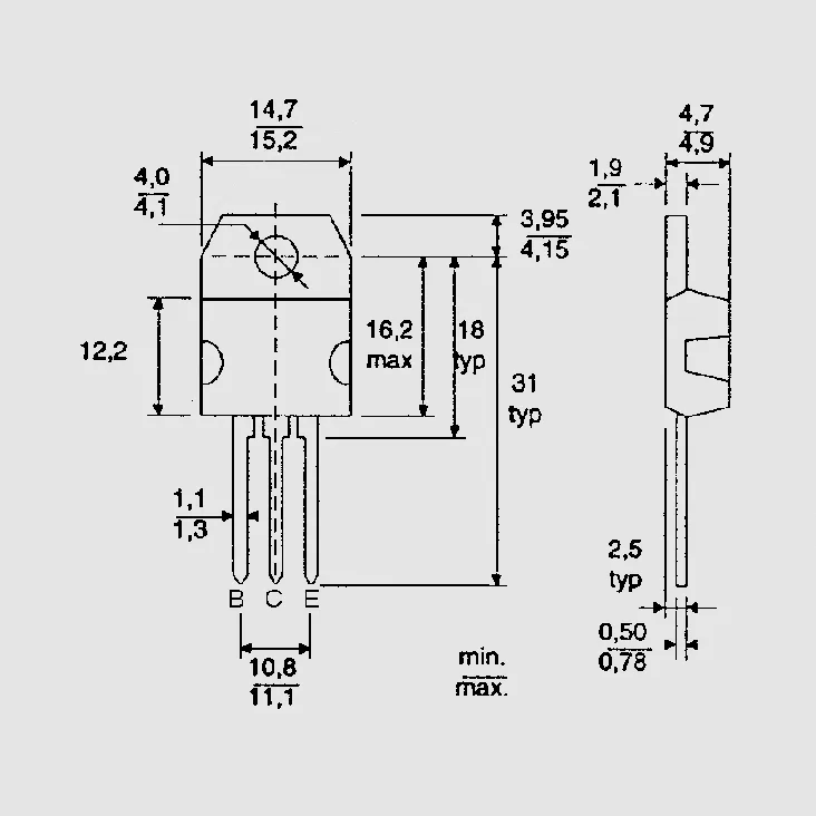 [77684] PNP-Darl 100V 15A 150W TO218