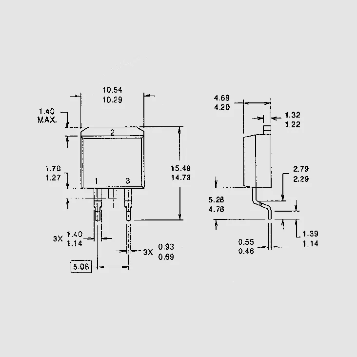 [77805] N-Ch 42V 14A 50W 0,07R D&sup2;Pak