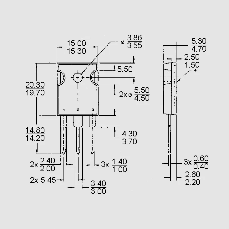 [77854] N-Ch+Z-Dio 600V 13A 150W 0,55R TO247