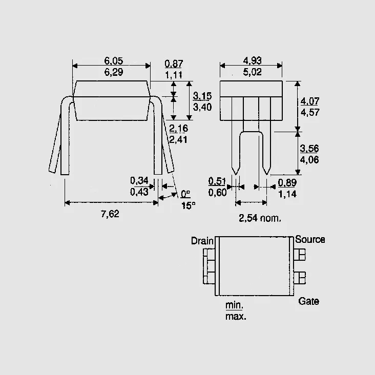 [77922] N-LogL 60V 1,7A 1,3W 0,2R DIP4