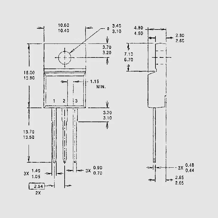 [78040] N-LogL 55V 22A 37W 0,035R TO220-Fullpak