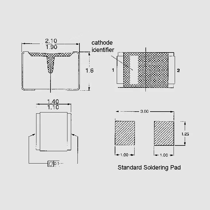 [78273] SMD Si-Diode 85V 250mA SOD110