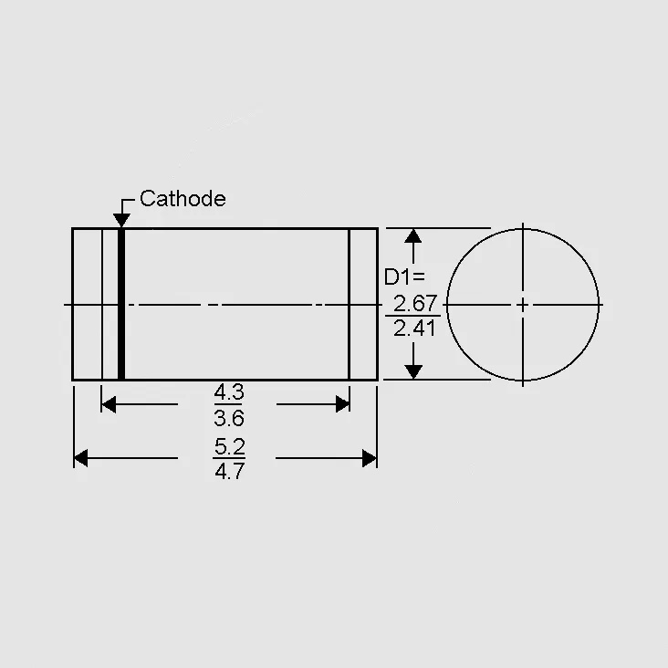 [78287] SMD Si-Rectifier 800V 1A DO213AB