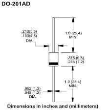[78357] Ultra Fast Diode 150V 3A DO201AD