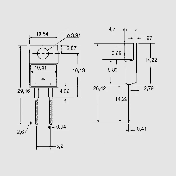 [78455] FRED 1200V 11A 78W 50ns TO220AC
