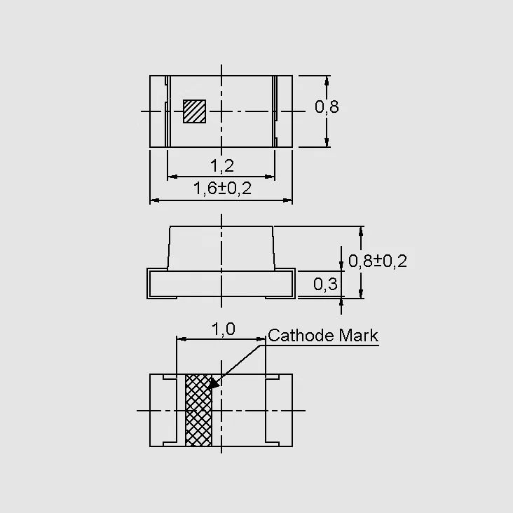 [79436] SMD-LED Blue 40mcd 100&deg; 0603