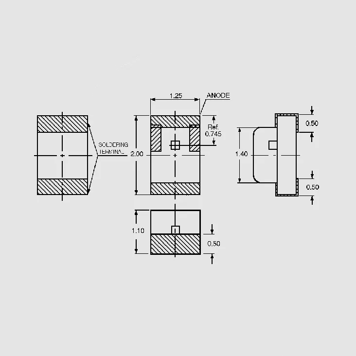 [79454] SMD-LED Red 20mcd 130&deg; 0805