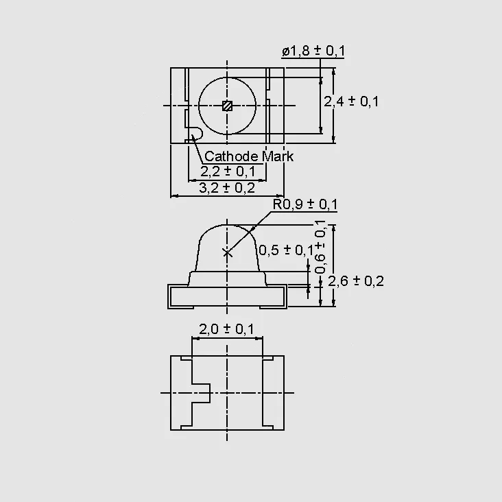 [79528] SMD-LED Lens Green 608mcd 30&deg; 1209