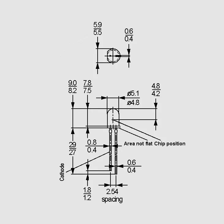 [79624] IR-LED Black 34&deg; 5mm