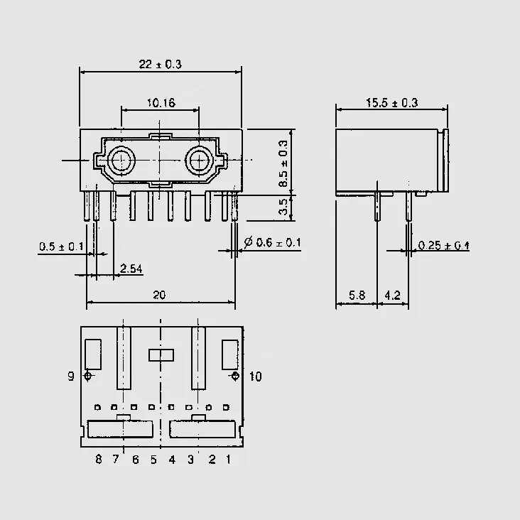 [79689] Fiber Optic Transc. Module -15/-27dBm 6M