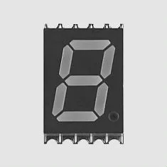 [79767] SMD-7Seg 13mm CA Red LowCur 1,5mcd