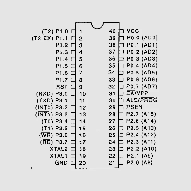 [80668] MC 5V 20K-Flash 24MHz DIP40