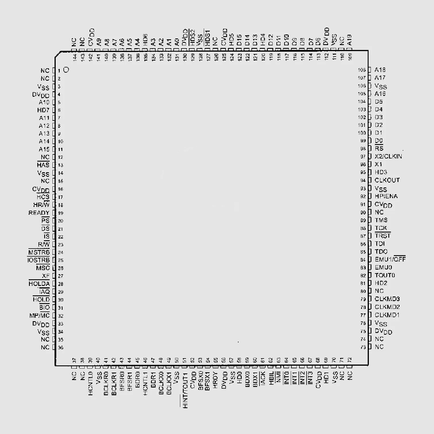 [81226] 16bit 100MIPS 100MHz 3,3V LQFP144