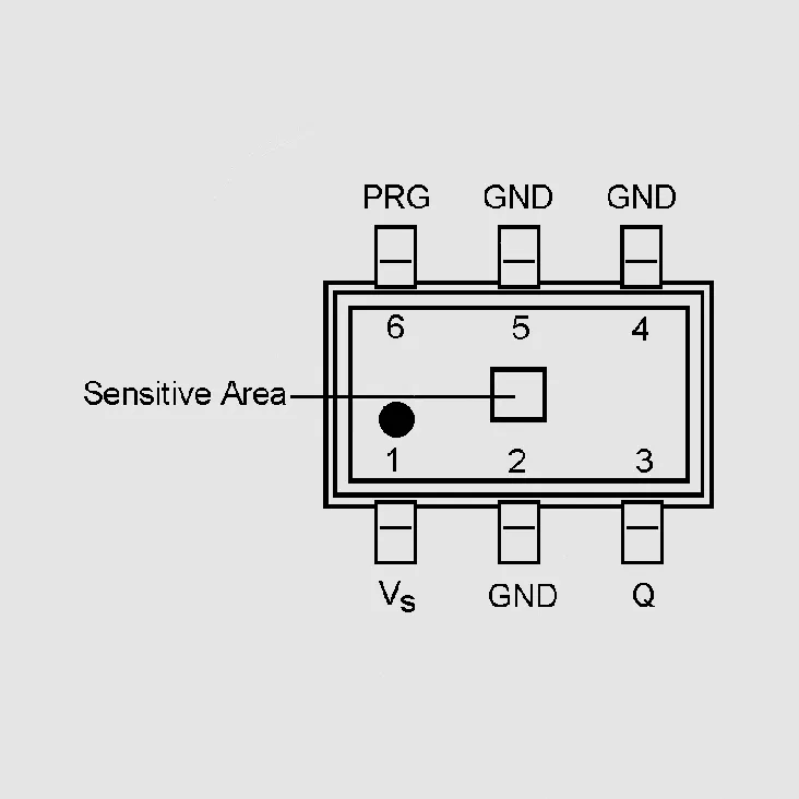 [81874] Hall Switch LP +-2,2/+-7mT PTSOP6-6