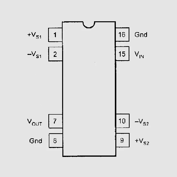 [82602] Isol-Amp Precis. LCost DIP16