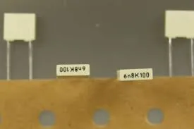 [85450] MKT Capacitor 6,8nF 100V 10% P5 R82 Tape