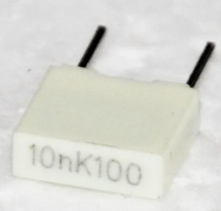 [85451] MKT Capacitor 10nF 100V 10% P5 R82