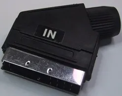 [95613] Scartadapter, scart han -> DIN 6-pol hun, signal IND