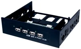 [95752] USB 2.0 HUB til indbygning i stationær computer, 4-porte