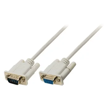 [95787] RS232 kabel, M/F, 2,0 meter