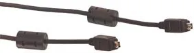 [95807] Fire Wire kabel 4-pins - 4-pins, magn,1,8 meter