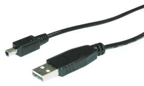 [95850] High Speed USB A til 4-pin mini USB B, 3,0 meter 