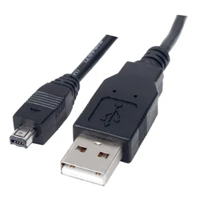[95851] 2.0 High Speed USB A til 4-pin mini USB, 1,8 meter