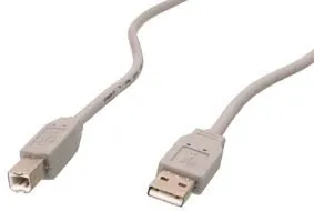[95861] USB-kabel, standard, A til B, 5,0 meter